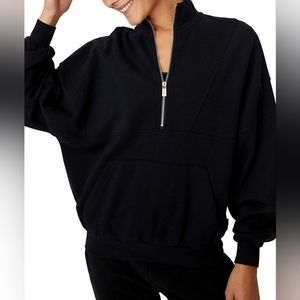 COTTON ON BODY Lifestyle Half Zip Fleece Top